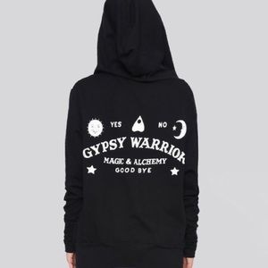Gypsy Warrior Ouija hoodie cardigan
